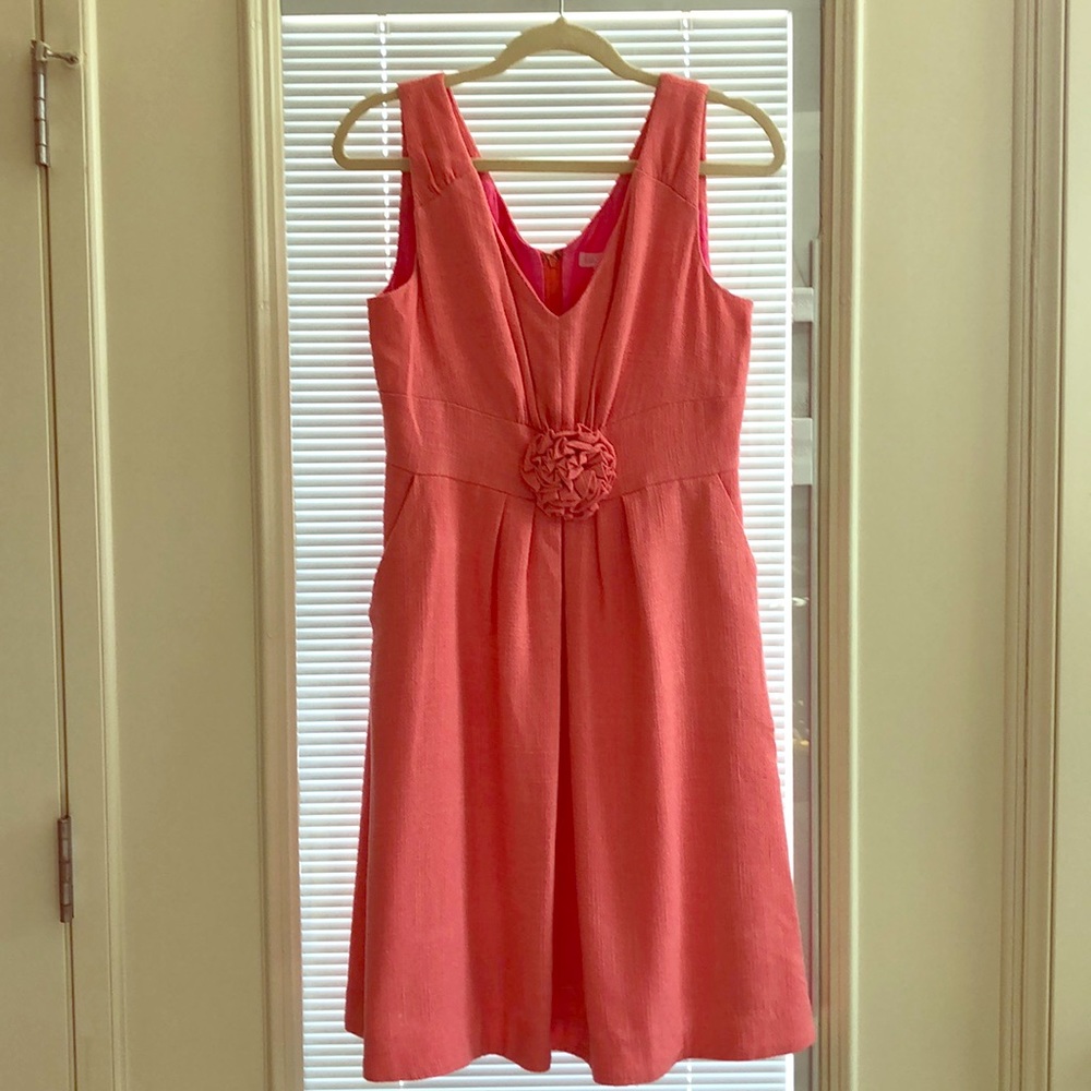 Lilly Pulitzer coral dress size 8